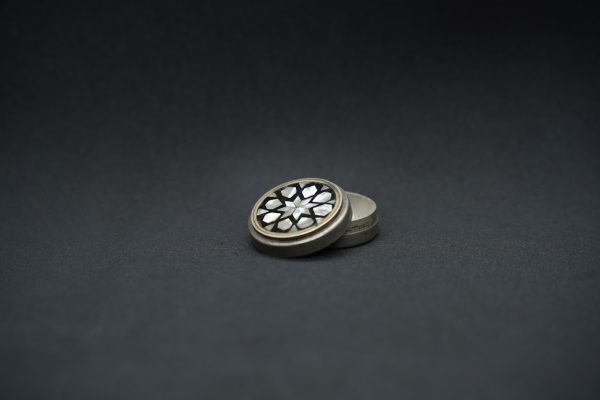 Pilulier en argent